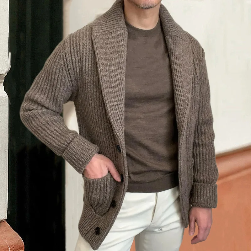Men's Sweaters Cardigan Lapel  - огляд і ціна Down Jacket Packable