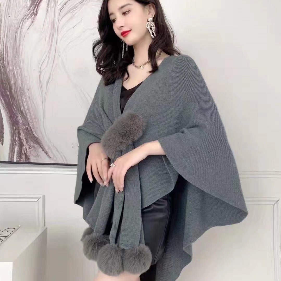 Autumn New Vintage Knitted Sha - огляд і ціна Shawl Wrap Winter