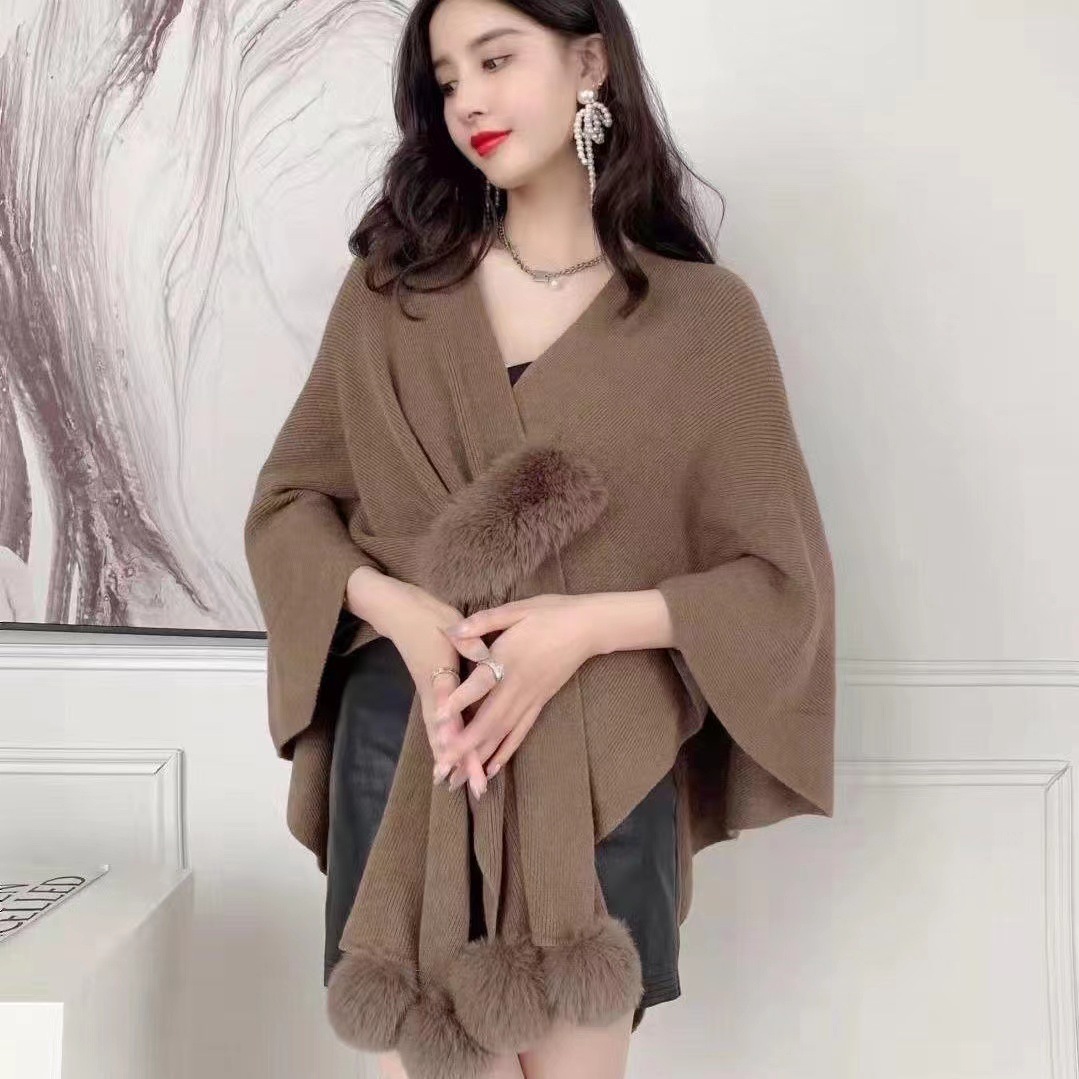 Autumn New Vintage Knitted Sha - огляд і ціна Shawl Wrap Winter