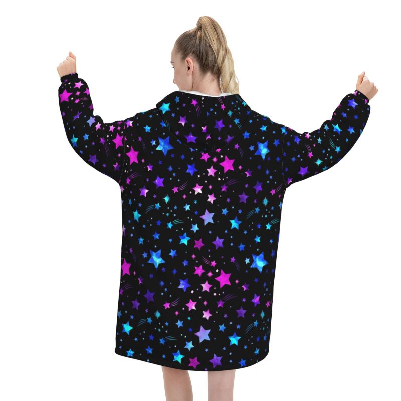 Space Galaxy Constellation Zod - огляд і ціна Sherpa Hoodie Fleece